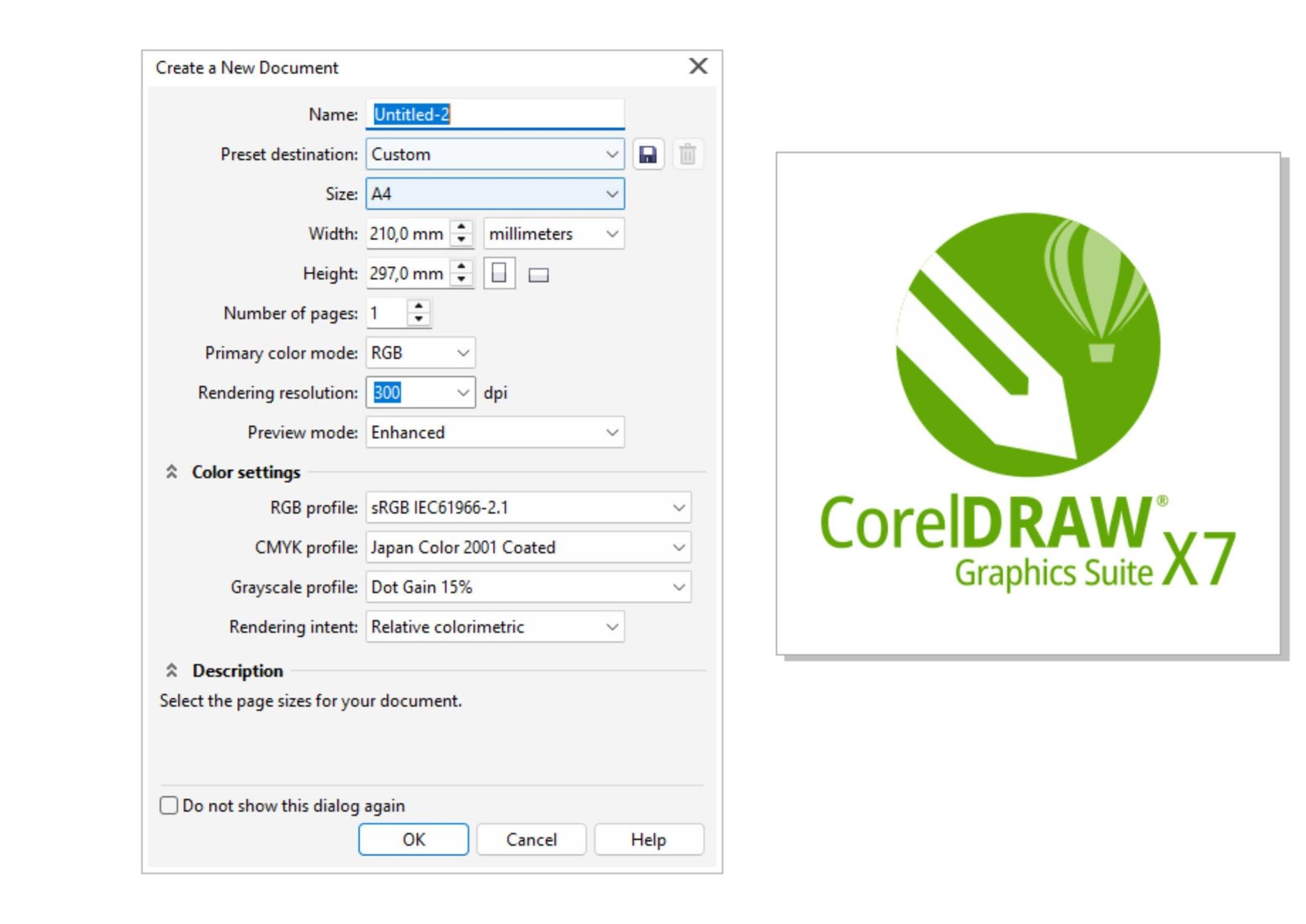 Cara Memunculkan Jendela New di Corel X7