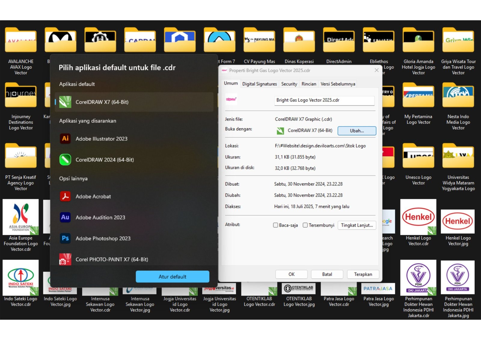 Cara Menampilkan Thumbnail CorelDraw X7