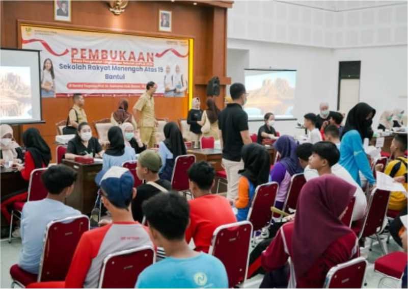 Sekolah Rakyat DIY di Mulai dengan 275 Siswa Resmi Terdaftar