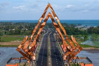 Satpol PP Bantul Patroli Gabungan di Jembatan Kabanaran